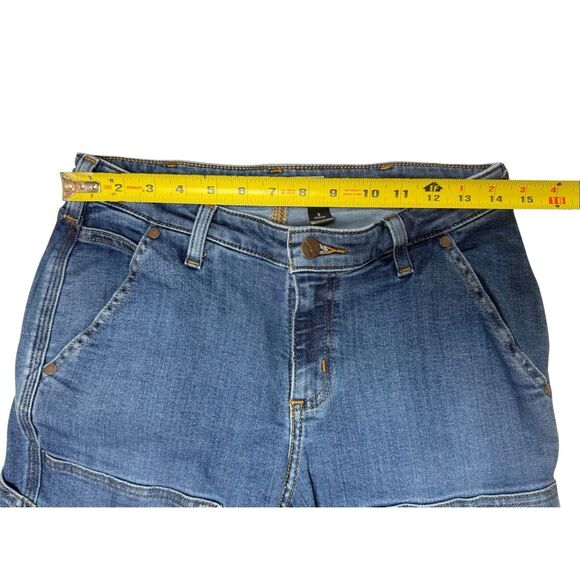 Carhartt Women's Relaxed Fit Double-Front Carpenter Jeans - Linden Size 6 - Picture 10 of 14